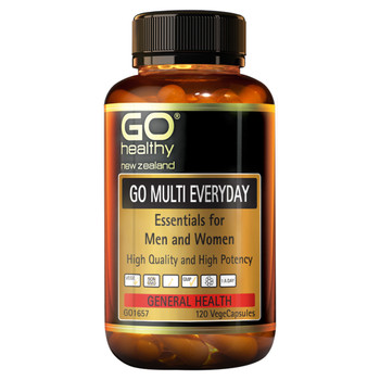 GO Multi Everyday (Multi Vitamin & Mineral) - 120 Vege Capsules GO Multi Everyday (Multi Vitamin & Mineral) - 120 Vege Capsules