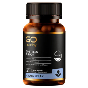 GO Stress Remedy (free form L-Theanine) - 30 Vege Capsules GO Stress Remedy (free form L-Theanine) - 30 Vege Capsules