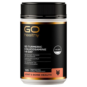 GO Turmeric & Glucosamine 1-A-Day - 120 Vege Capsules GO Turmeric & Glucosamine 1-A-Day - 120 Vege Capsules