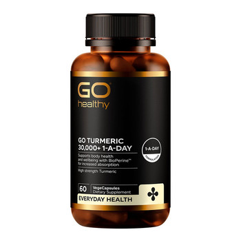 GO Turmeric 30,000+ 1-A-Day - 60 Capsules GO Turmeric 30,000+ 1-A-Day - 60 Capsules