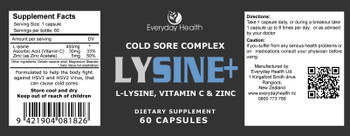Lysine+ Cold Sore Complex - 60 Capsules