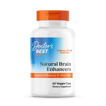 Natural Brain Enhancers (with AlphaSize & SerinAid) - 60 Vege Capsules