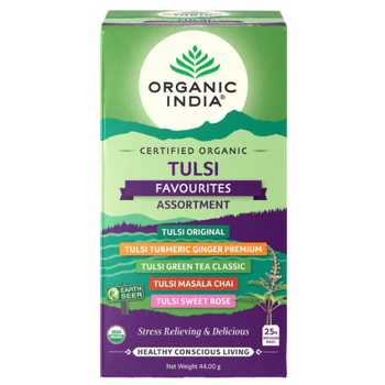 Organic India Tulsi Favourites Tea Collection - 25 Infusion Bags
