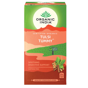 Organic India Tulsi Tummy Tea - 25 Infusion Bags 
