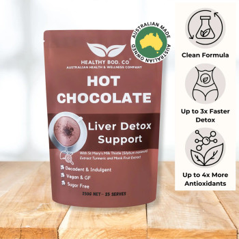 Hot Chocolate for Liver Detox & Gut Support 250g Hot Chocolate for Liver Detox & Gut Support 250g