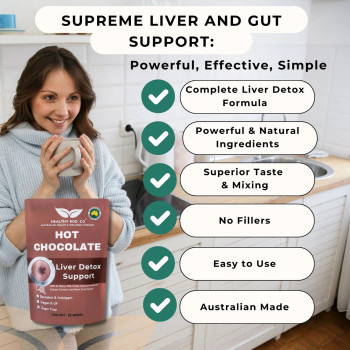 Hot Chocolate for Liver Detox & Gut Support 250g Hot Chocolate for Liver Detox & Gut Support 250g
