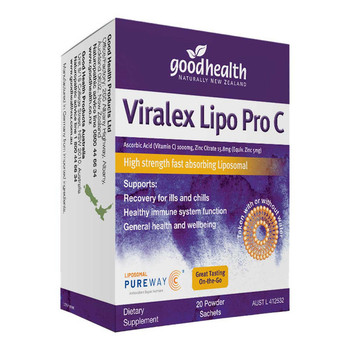 Good Health NZ Viralex Lipo Pro C - 20 Powder Sachets  Good Health NZ Viralex Lipo Pro C - 20 Powder Sachets