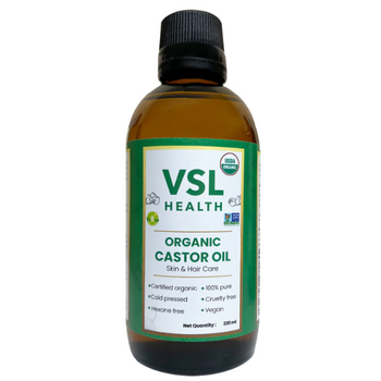 Castor Oil Certified Organic - 220ml Glass Bottle Castor Oil Certified Organic - 220ml Glass Bottle