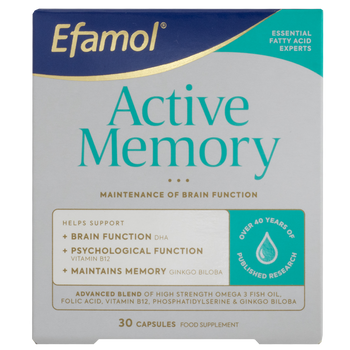 Efamol Active Memory - 30 Capsules Efamol Active Memory - 30 Capsules