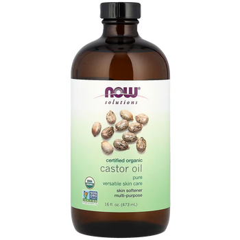 Castor Oil (Certified Organic) - 473ml Glass Bottle