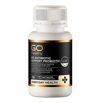 GO Antibiotic Support Probiotic - 14 Vege Capsules