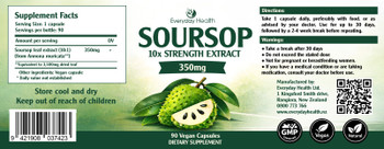 Soursop Extract 350mg - 90 Capsules