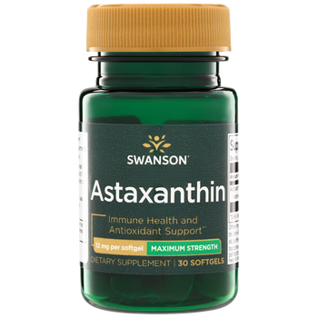 Swanson – Astaxanthin – Maximum Strength 12mg 30SG