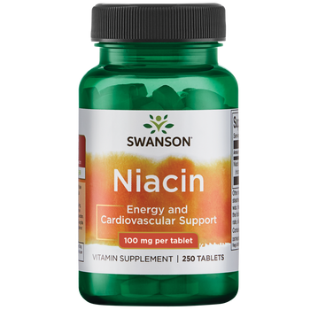 Niacin (Vitamin B3) 100mg 250 Tabs