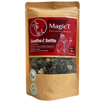 Soothe & Settle 40g Pouch (Green Tea / Ginger / Cardamom / Peppermint) * was Soothing Impact *