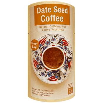 Date Seed Coffee 200g (Classic Roast, crushed date seed - Caffein Free Coffee substitute)