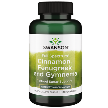 Cinnamon, Fenugreek and Gymnema 120 Capsules