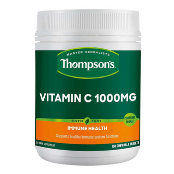 Thompson's Vitamin C 1000mg (High Potency) - 150 Chewable Tablets  Thompson's Vitamin C 1000mg (High Potency) - 150 Chewable Tablets