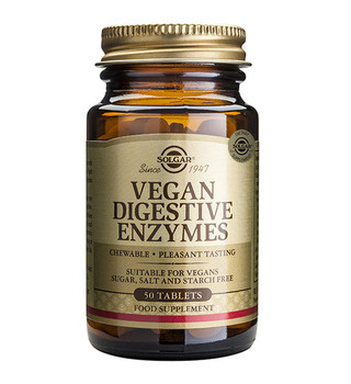 Vegan Digestive Enzymes - 50 Chewable Tablets Vegan Digestive Enzymes - 50 Chewable Tablets