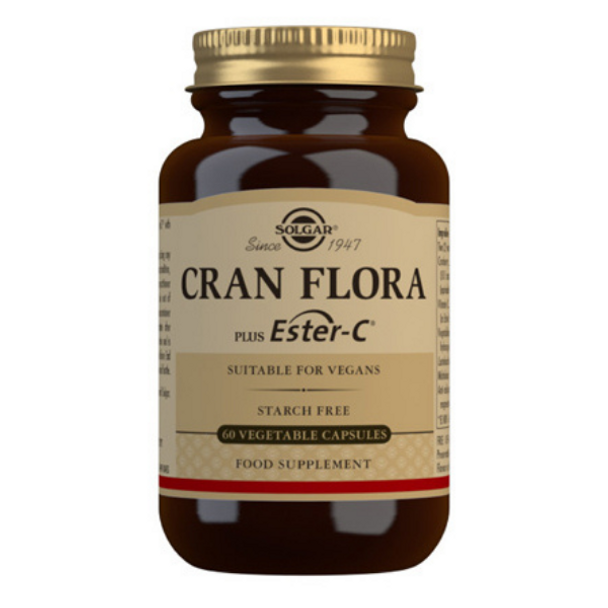 Solgar Cran Flora (Cranberry with L. Acidophilus Plus Ester-C)