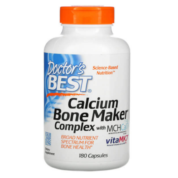Doctor's Best Calcium Bone Maker Complex - 180 Vege Capsules