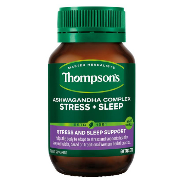 Thompson's Ashwagandha Complex Stress + Sleep - 60 Tablets
