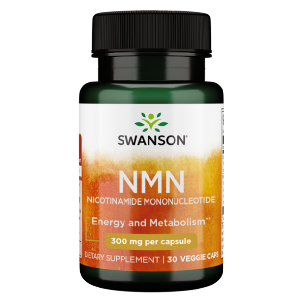 Swanson NMN (Nicotinamide Mononucleotide) 300mg - 30 Vege Capsules 