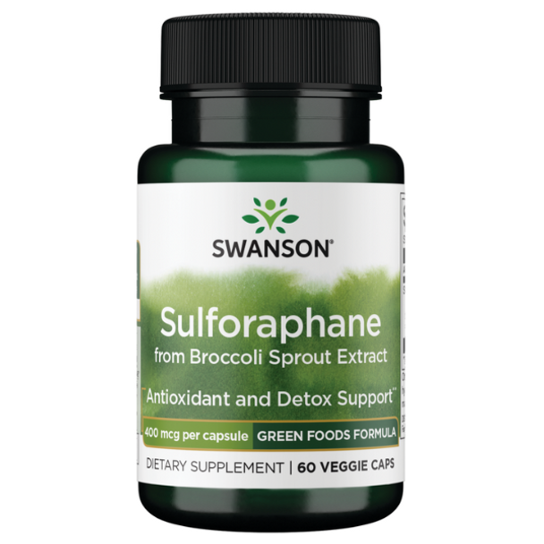 Sulforaphane (from broccoli sprout extract) 400mcg - 60 Vege Capsules