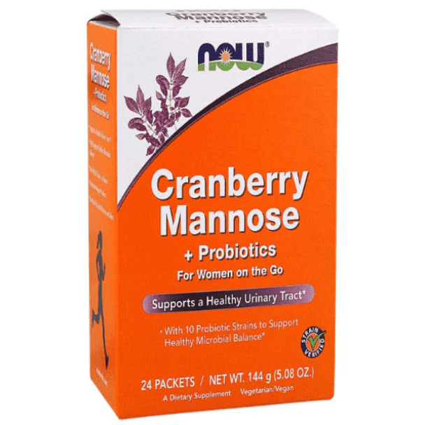 Cranberry Mannose + Probiotics - 24 x 6g Packets