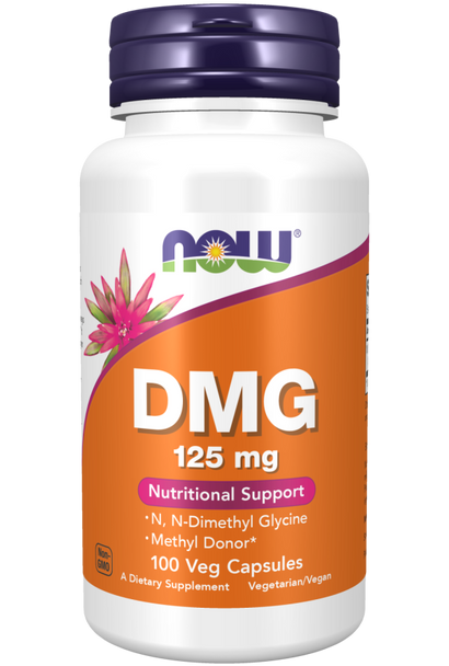 DMG 125mg (Nutritional Support) - 100 Vege Capsules