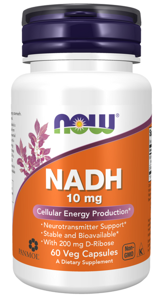 now foods NADH 10 mg (Cellular Energy Production) - 60 Vege Capsules