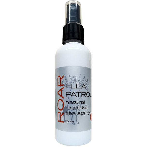 ROAR – Flea Patrol – Natural rapid-kill flea spray 100ml