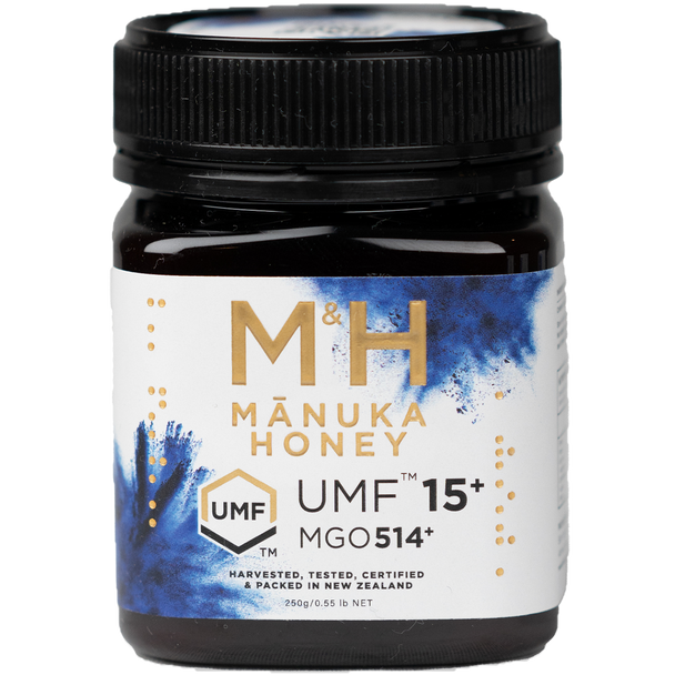 M&H UMF 15+ Manuka Honey 250g