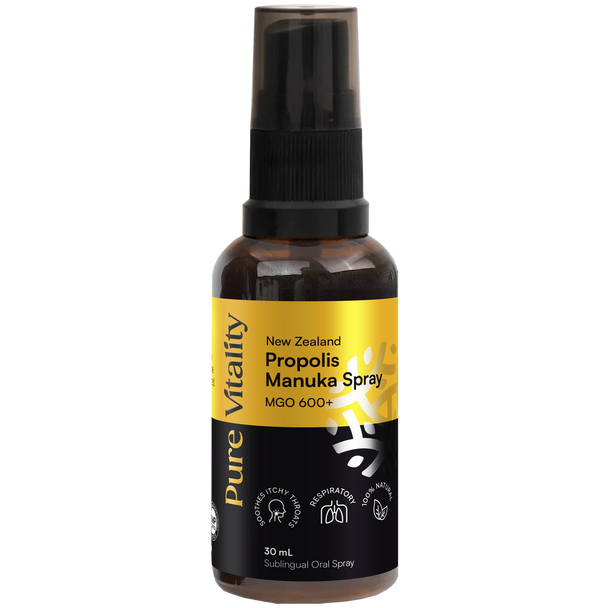 Pure Vitality Propolis Manuka Spray 30ml MGO 600+