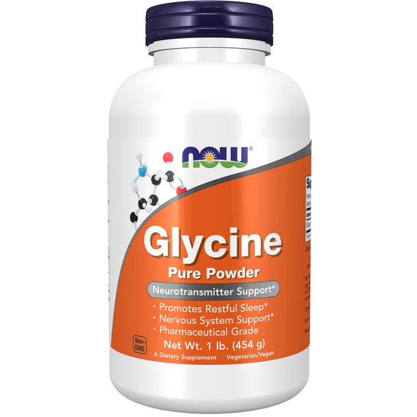 Now Foods Glycine Pure Powder 454g (Neurotransmitter Support)