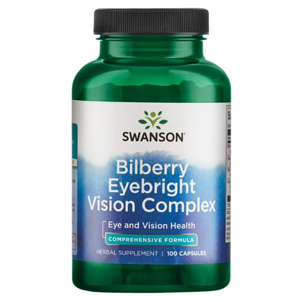 Swanson Bilberry Eyebright Vision Complex - 100 Capsules