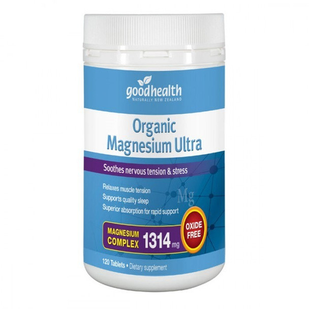 Organic Magnesium Ultra - 120 Tablets