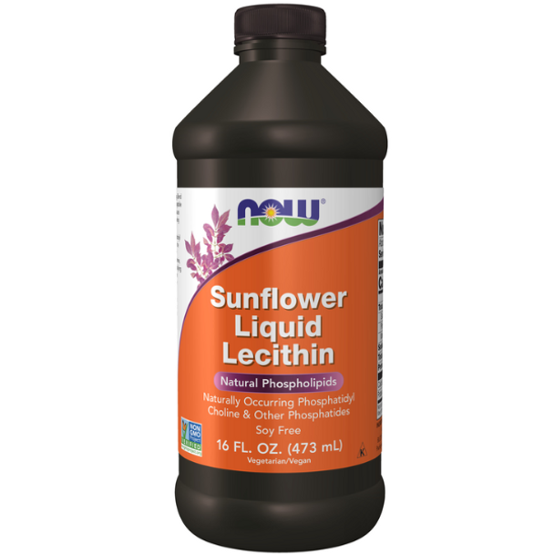 NOW Foods Sunflower Liquid Lecithin - 473ml