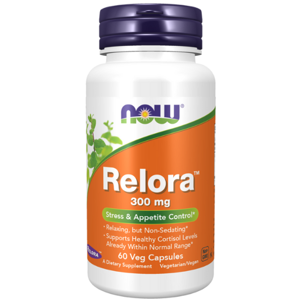 NOW Foods Relora 300mg (Stress & Appetite Control) - 60 Vege Capsules