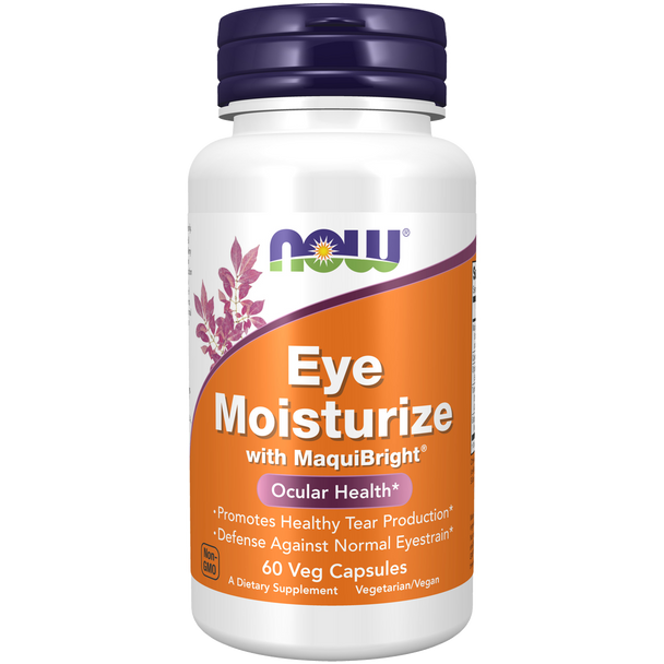 NOW Foods Eye Moisturize with MaquiBright - 60 Vege Capsules