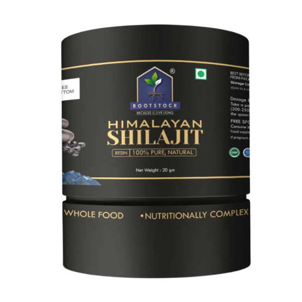 Rootstock 100% Pure Himalayan Shilajit Resin