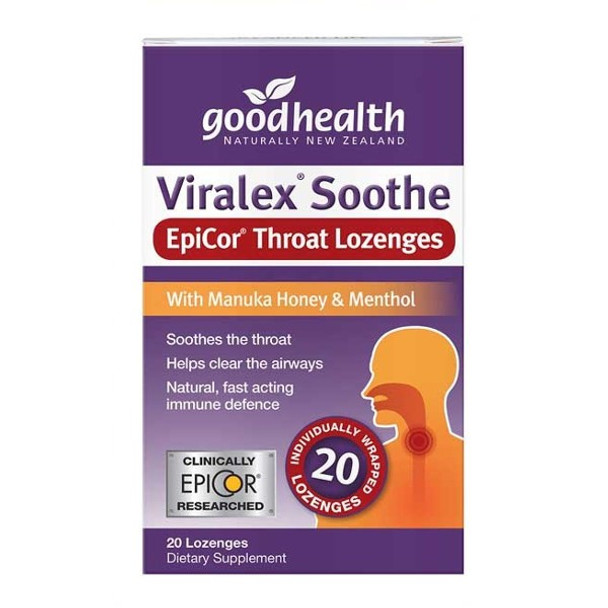 Viralex Soothe EpiCor Throat Lozenge 20s