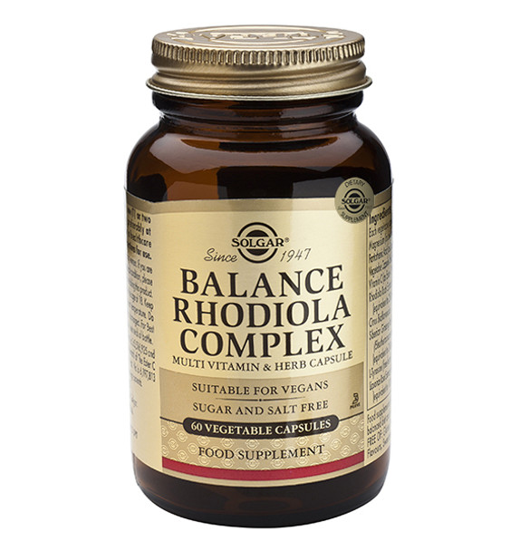 Balance Rhodiola Complex - 60 Vege Capsules