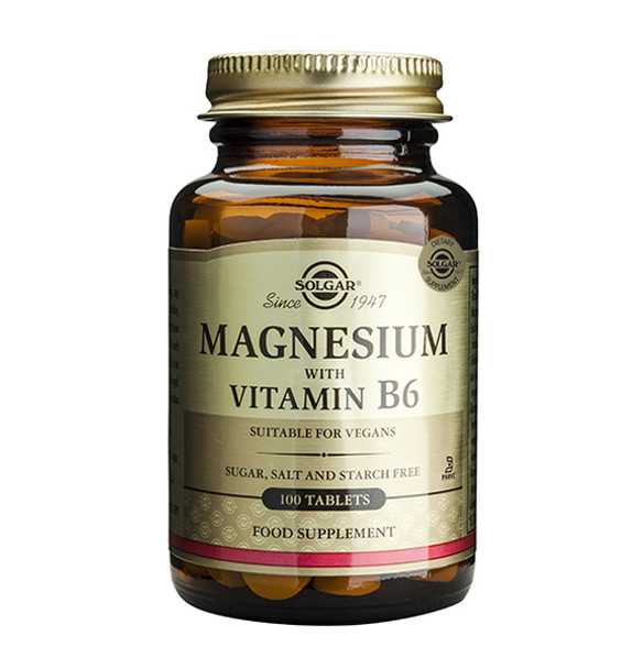 Magnesium with Vitamin B6 - 100 Tablets