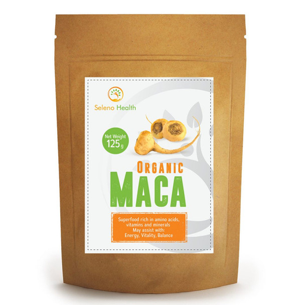 Organic Activated Peruvian Maca (Gelatinised) – Superfood 125g