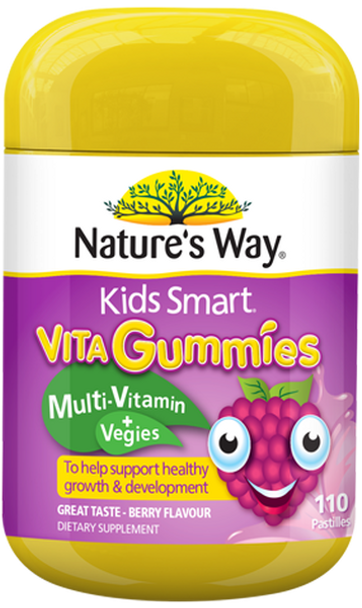 Kids Smart Vita Gummies Multi Vitamin + Vegies - 110 Gummies