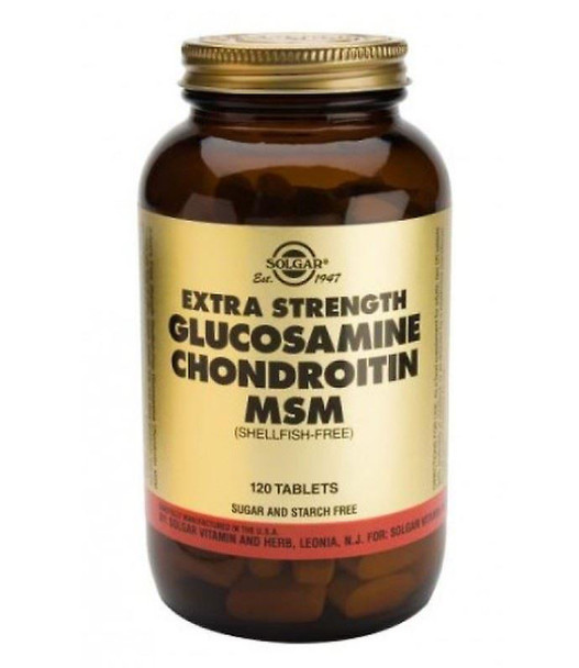 Extra Strength Glucosamine Chondroitin MSM - 120 Tablets