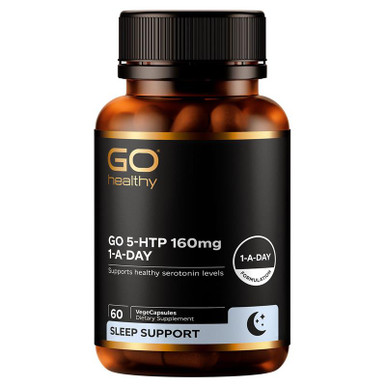 GO 5-HTP 1-A-Day 160mg - 60 Vege Capsules - Vita Health