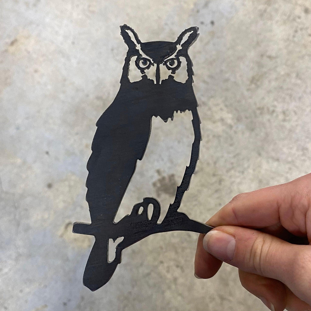 Mini Owl Metal Art