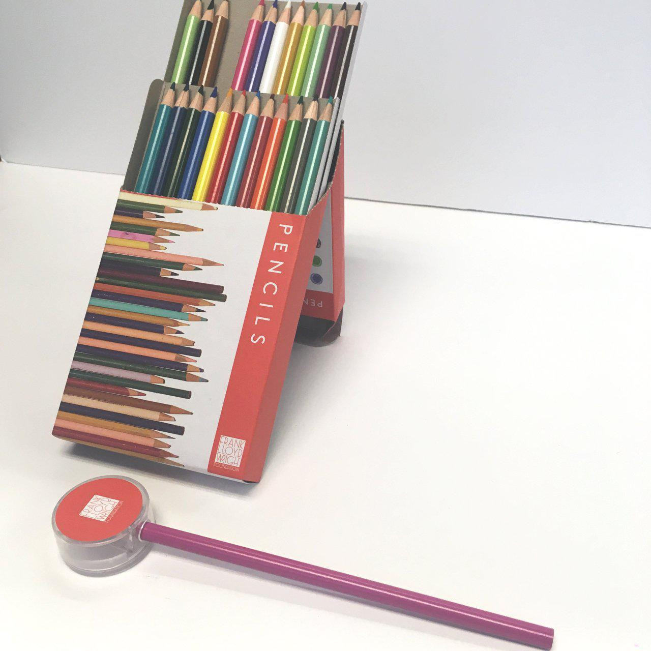 Frank Lloyd Wright Colored Pencils with Sharpener Novelty Book - The Shop  at Strathmore